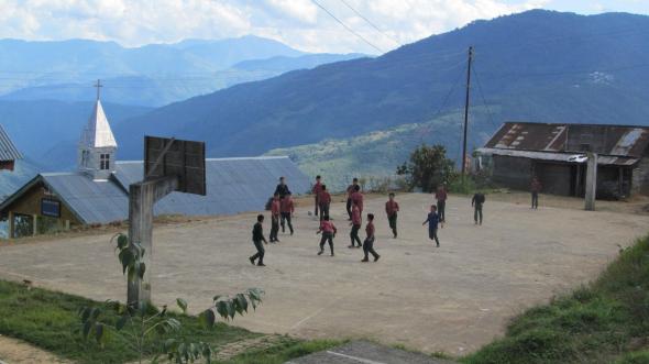 Basketball in Phek, Nagaland